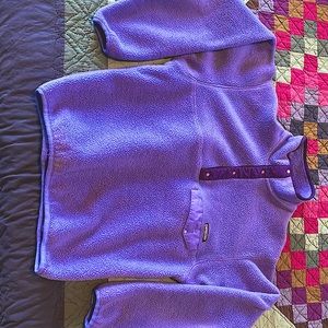 Blue Patagonia Mens Pullover Fleece Medium Style 25580